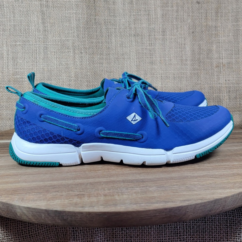 Sperry Ripple Rush Boat Shoes Blue Teal Women's 6M Lightweight Walking‎ Sneakers